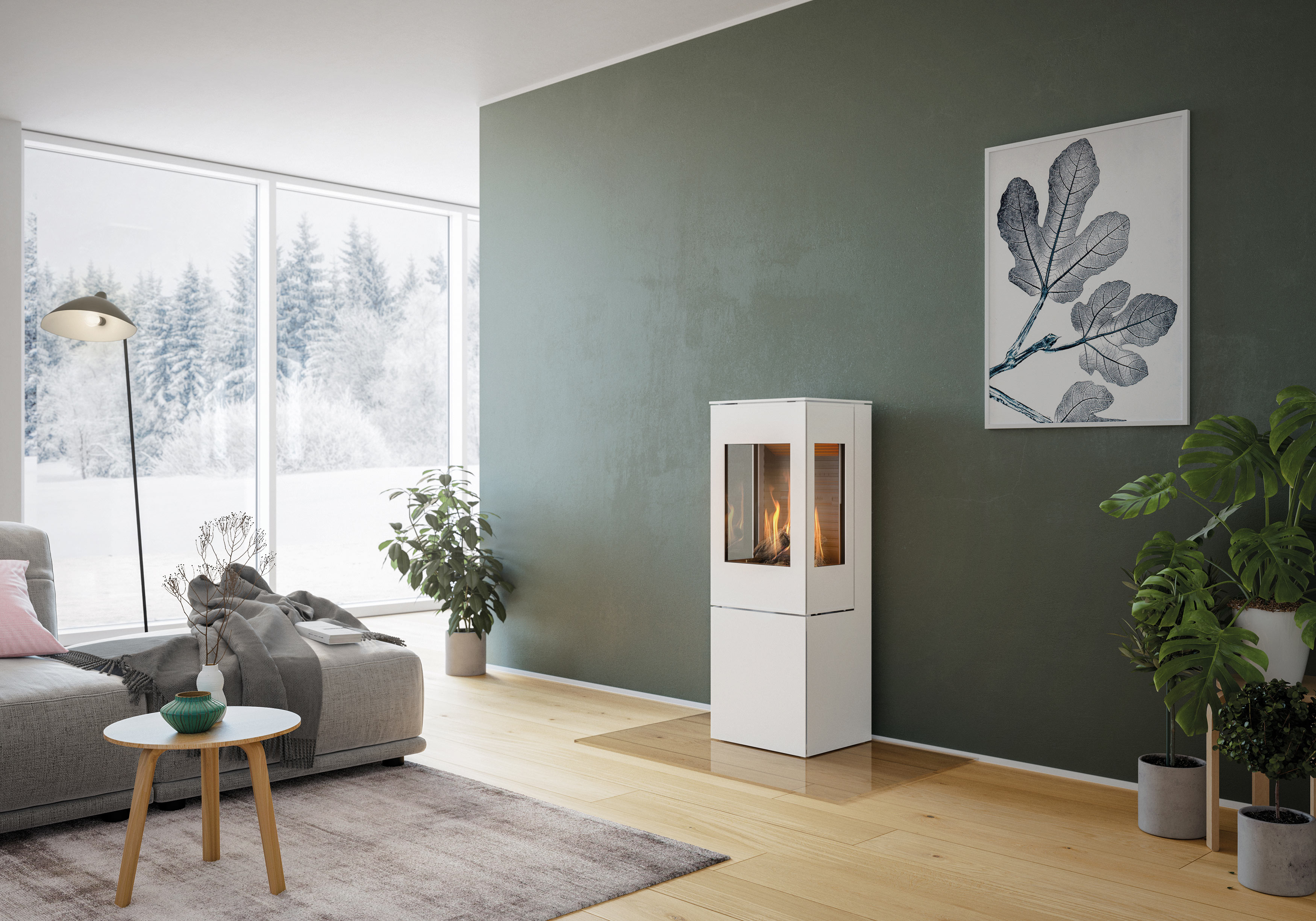 Gaskamin NEXO 120 GAS