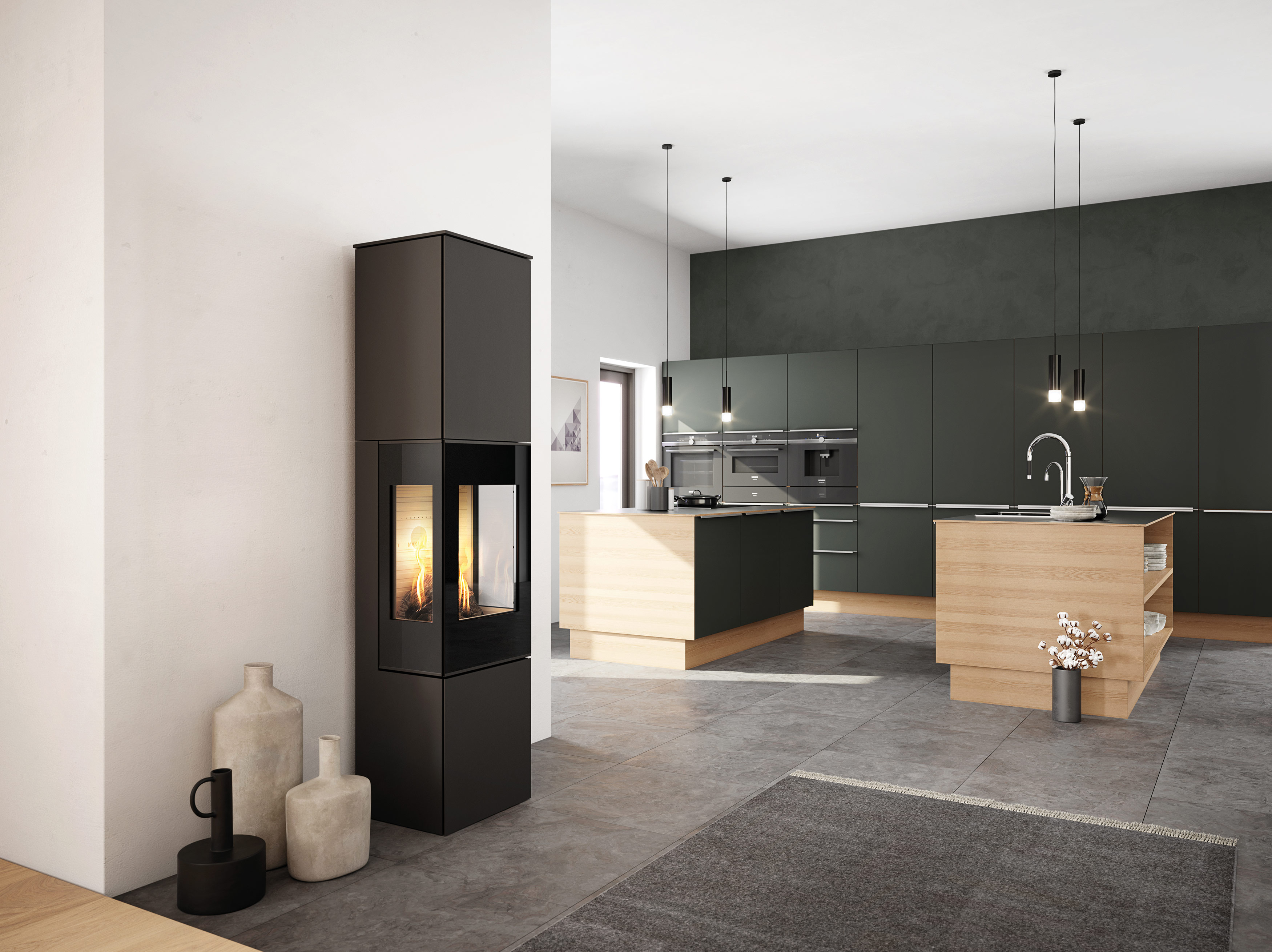 Gaskamin NEXO 185 GAS