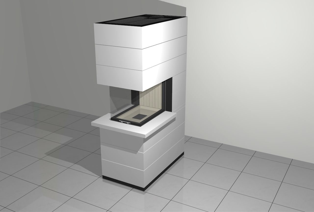 Kaminbausatz SIM 3/3/T Arte U-70h